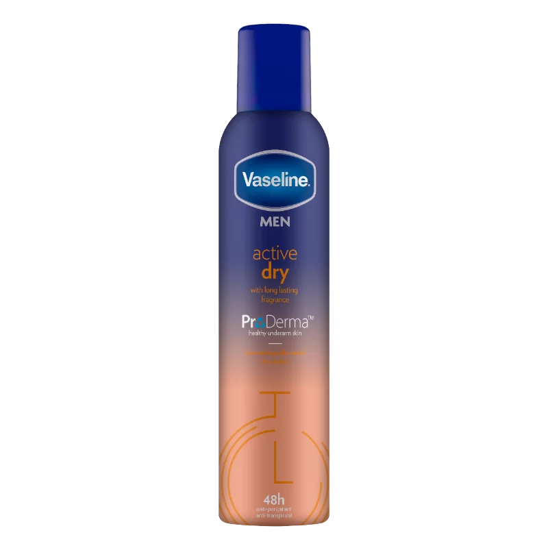 Vaseline deo spray 250ml Men Active Dry Male