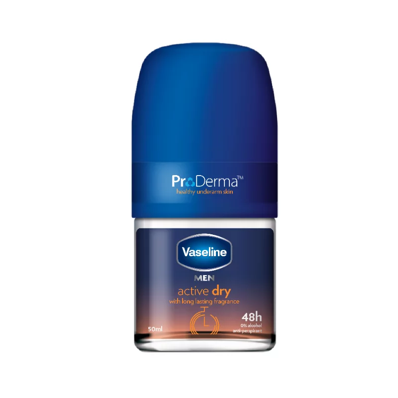 Vaseline roll-on 50ml Men Active Dry 