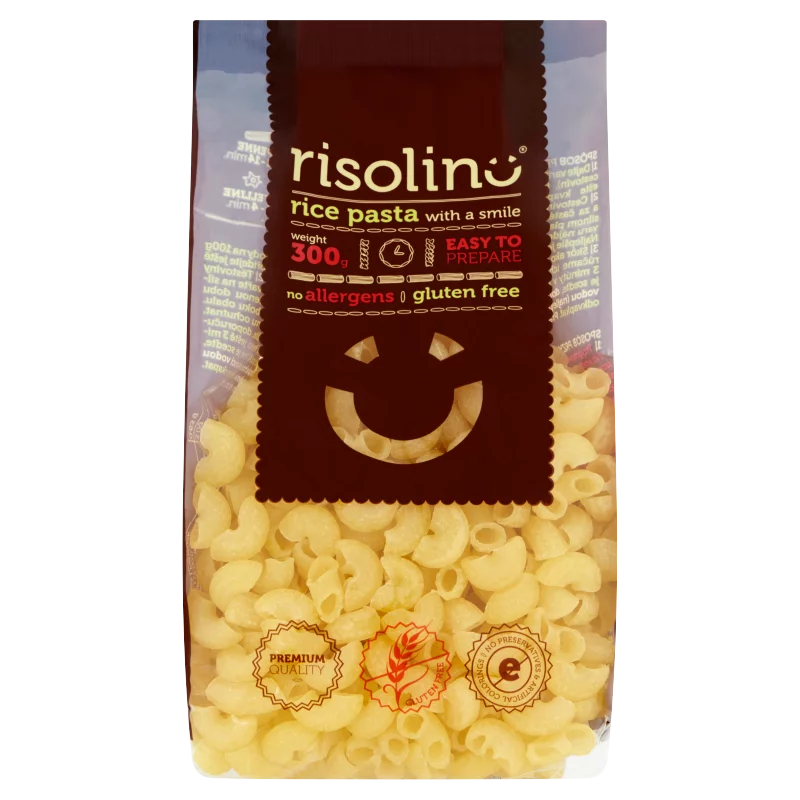Risolino Macaroni természetesen gluténmentes rizstészta 300 g