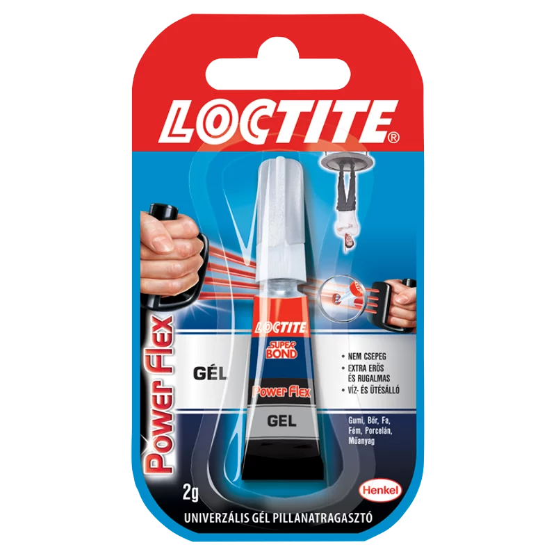 Loctite Super Bond Power Flex Gel univerzális gél pillanatragasztó 2 g