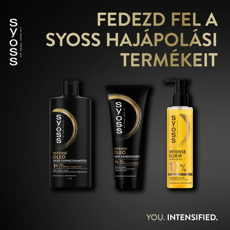 Syoss Intenzív Elixir nem-kiöblítendő hajolaj sérült hajra 100 ml