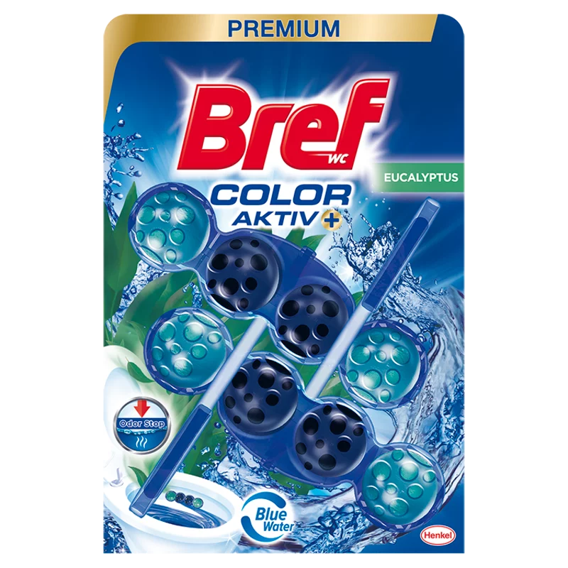Bref Color Aktiv Eucalyptus WC frissítő 2 x 50 g