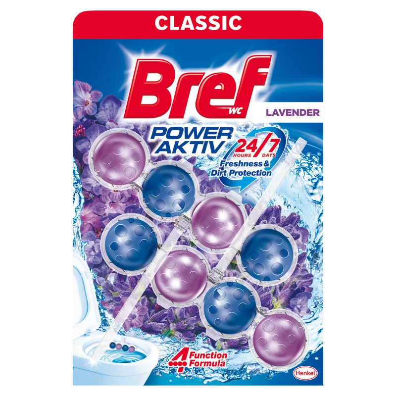Bref Power Aktiv Lavender WC frissítő 2 x 50 g