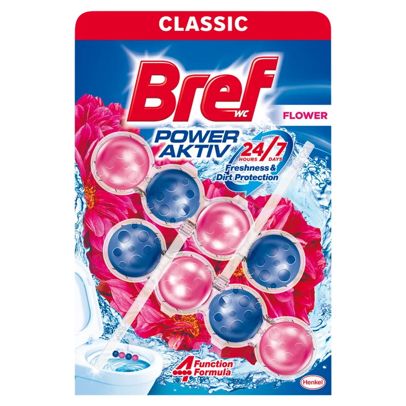 Bref Power Aktiv Flower WC frissítő 2 x 50 g
