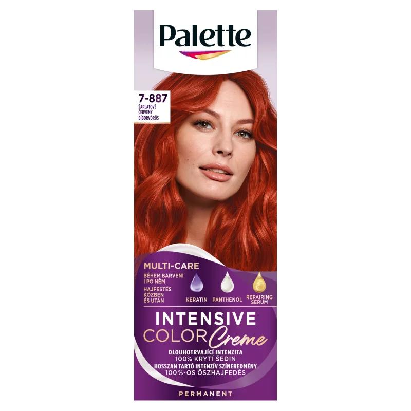 Palette Intensive Color Creme tartós hajfesték 7-887 bíborvörös
