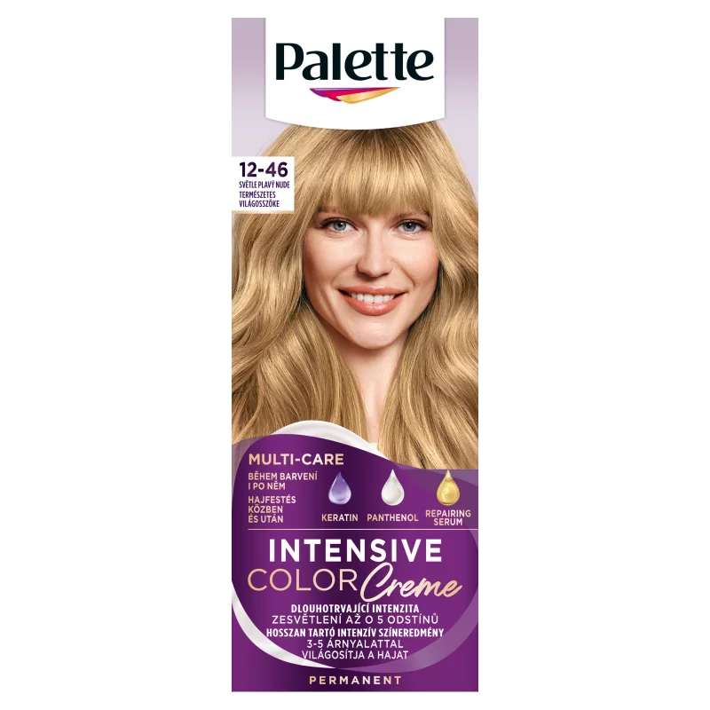Palette Intensive Color Creme tartós hajfesték 12-46 Természetes világosszőke