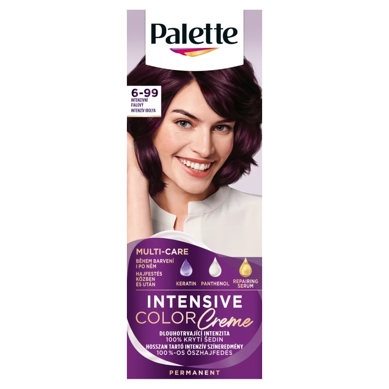 Palette Intensive Color Creme tartós hajfesték 6-99 intenzív ibolya