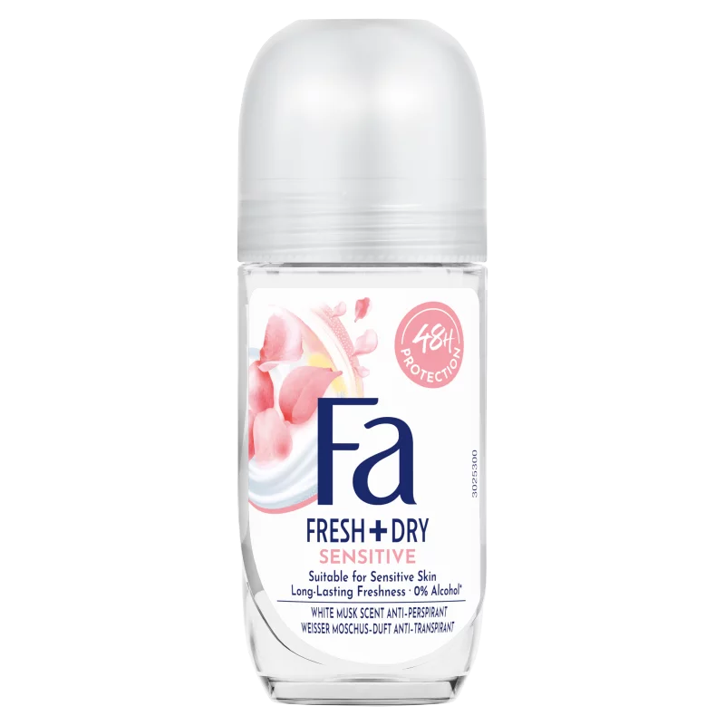 Fa Fresh & Dry Sensitive White Musk Scent izzadásgátló golyós dezodor 50 ml