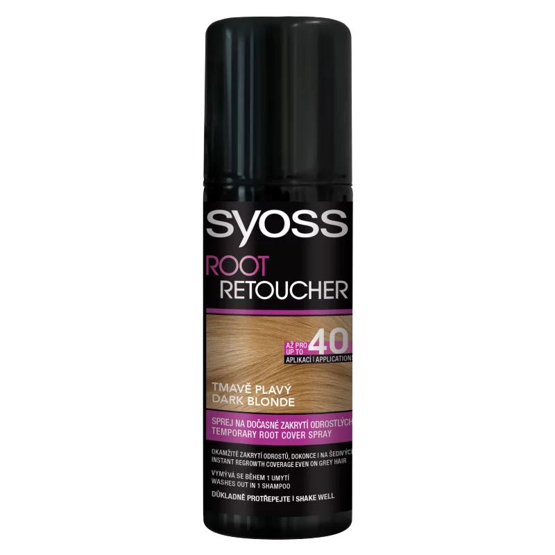 Syoss Root Retoucher lenövést elfedő hajszínező spray Sötétszőke 120 ml