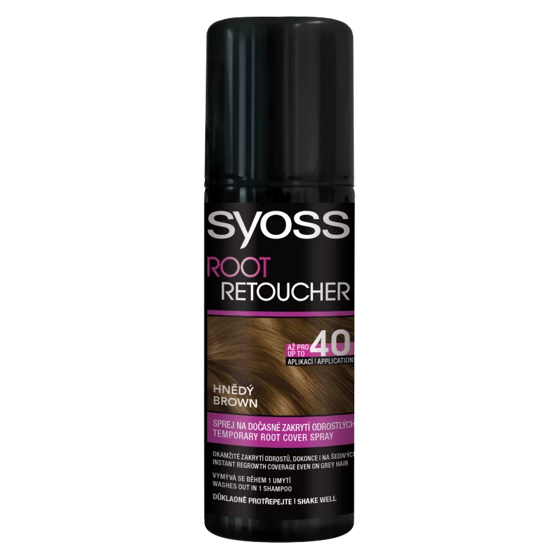 Syoss Root Retoucher lenövést elfedő hajszínező spray Barna 120 ml
