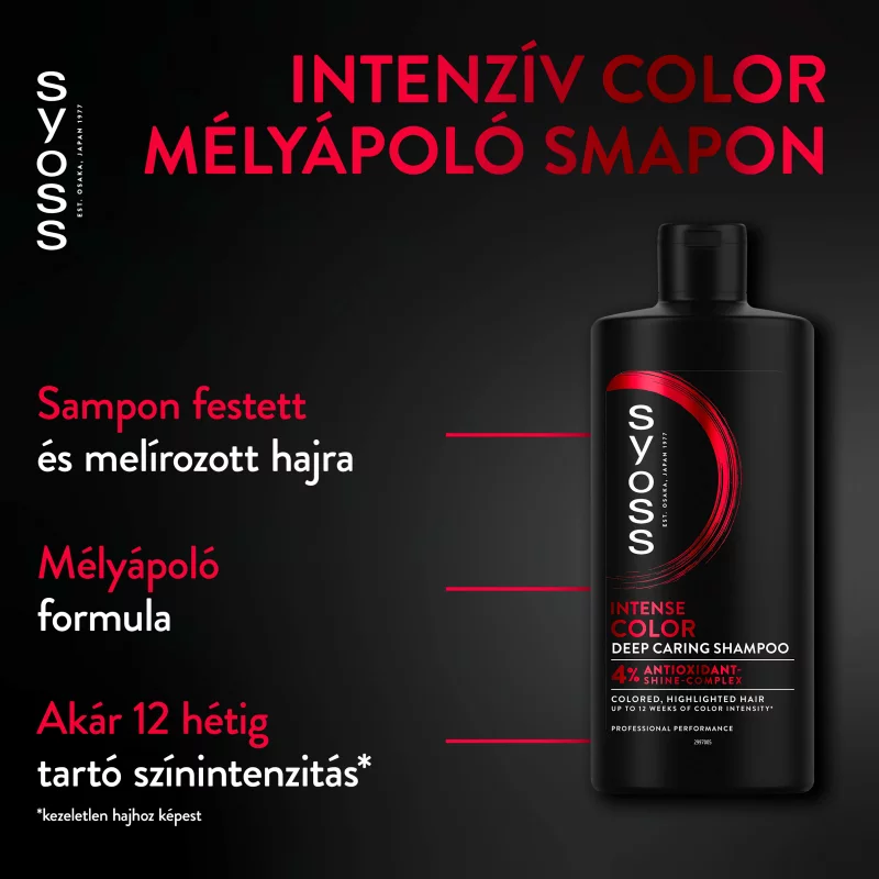 Syoss Intenzív Color mélyápoló sampon 440 ml