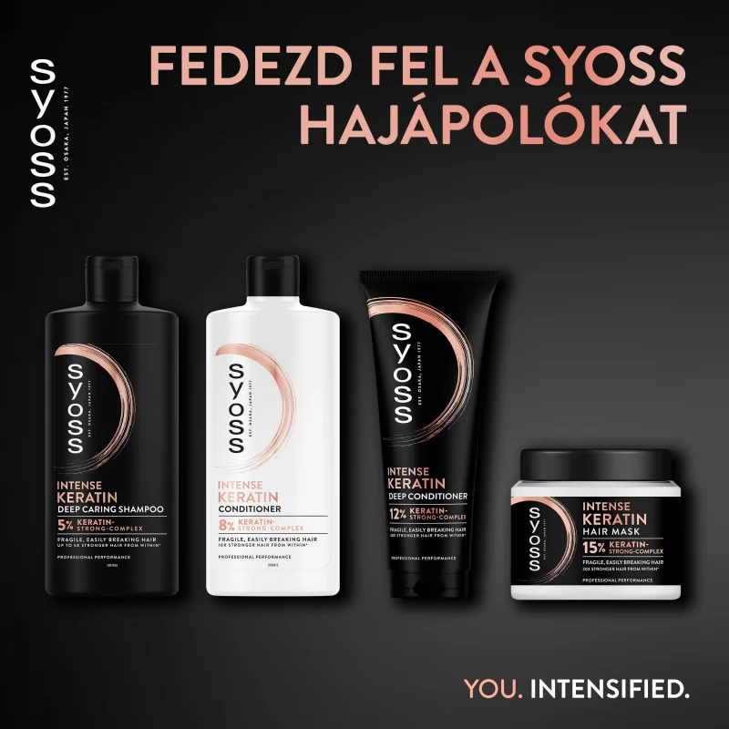 Syoss Intenzív Keratin mélyápoló sampon 440 ml