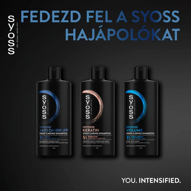 Syoss Intenzív Korpásodás elleni mélyápoló sampon 440 ml