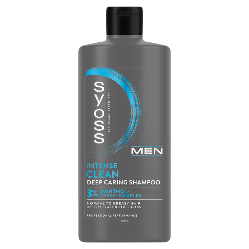 Syoss Men Intenzív Clean mélyápoló sampon 440 ml