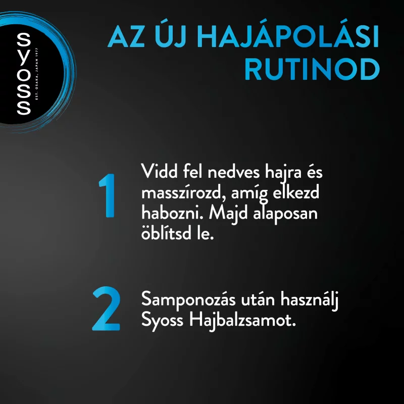 Syoss Men Intenzív Clean mélyápoló sampon 440 ml