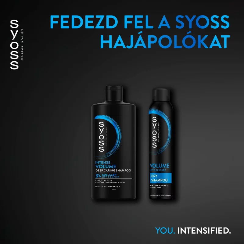 Syoss Intenzív Volumen mélyápoló sampon 440 ml