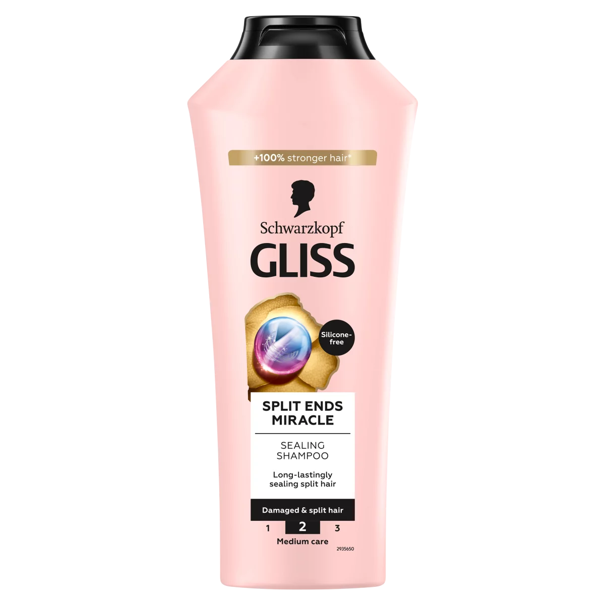Gliss Split Ends Miracle sampon iconic komplex-szel és szőlőmag olajjal 400 ml