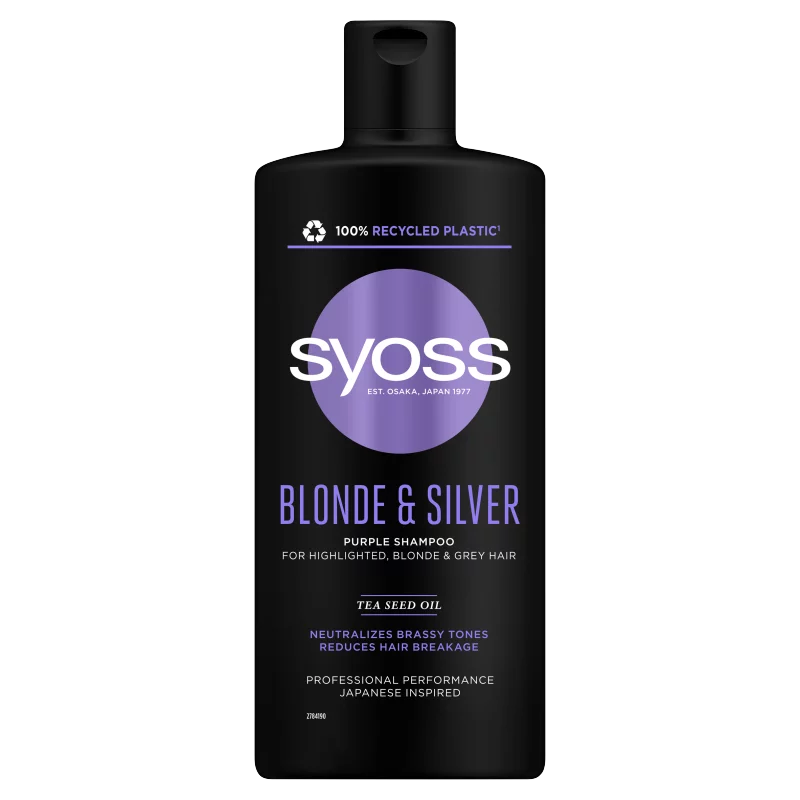 Syoss Blonde&Silver hamvasító sampon 440 ml