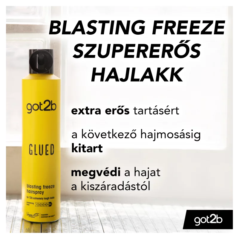 got2b Glued szupererős hajlakk 300 ml