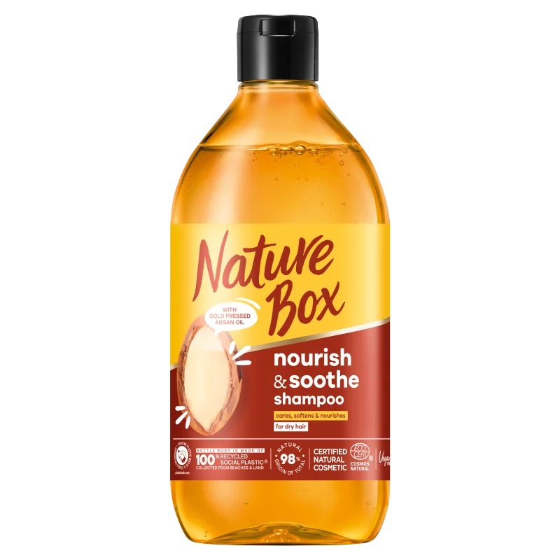 Nature Box tápláló & nyugtató sampon 385 ml