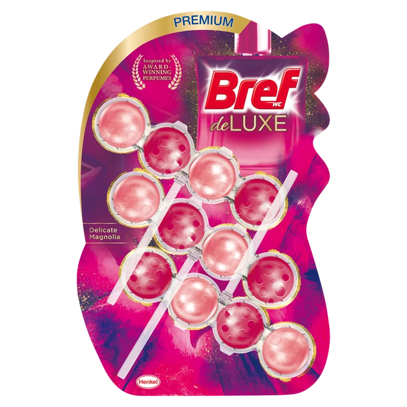 Bref Deluxe Delicate Magnolia WC frissítő 3 x 50 g