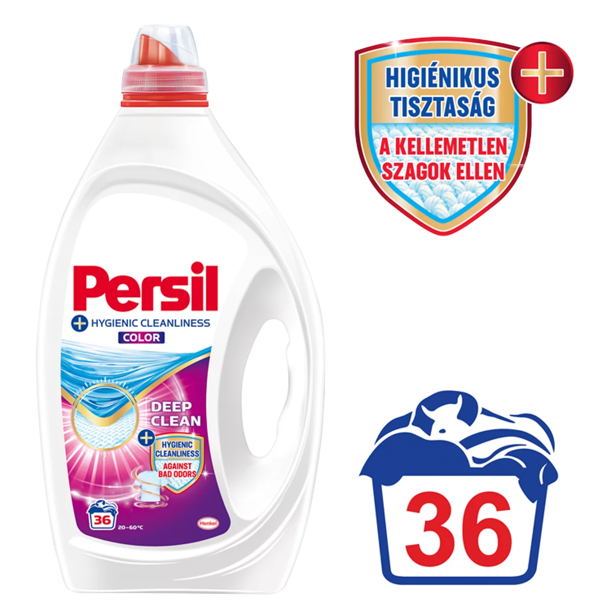 Persil Active Gel folyékony mosószer fehér és világos ruhákhoz 44 mosás 1,98 l