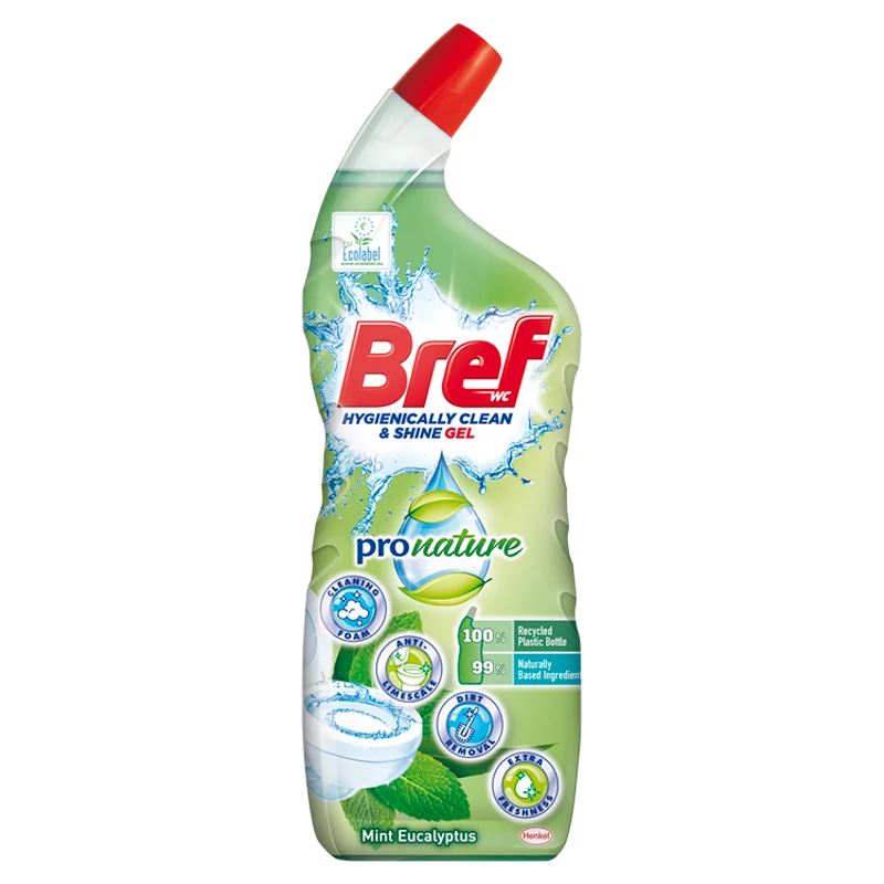 Bref ProNature Mint & Eucalyptus WC tisztító 700 ml