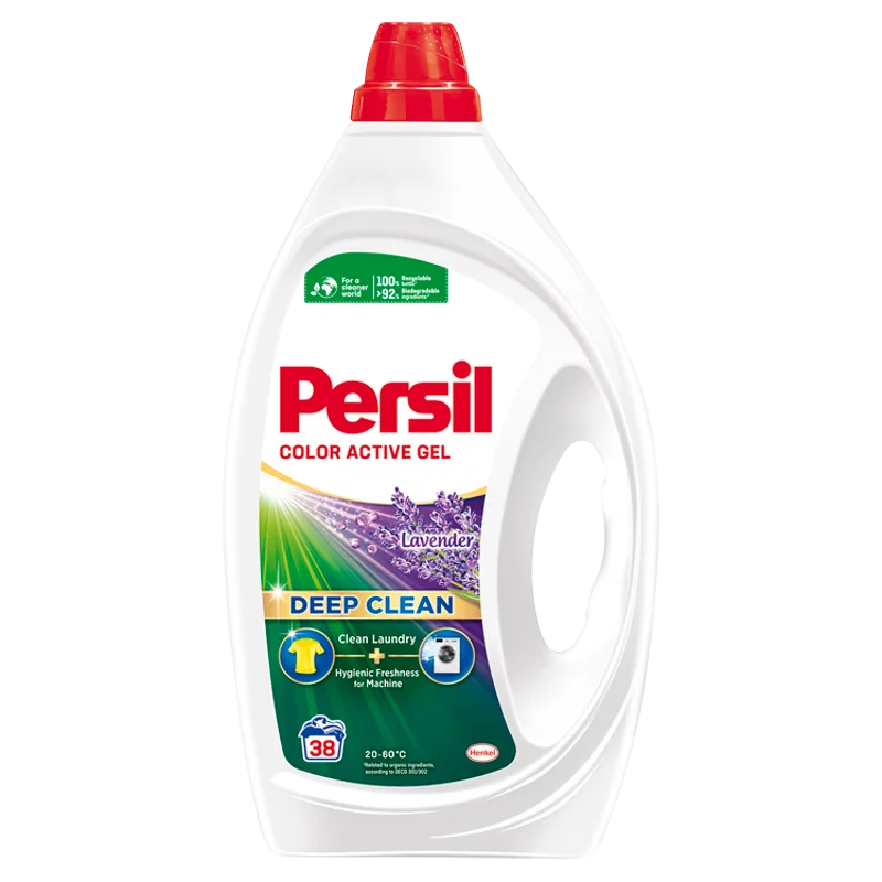 Persil Color Active Gel Lavender mosószer színes ruhákhoz 38 mosás 1,71 l