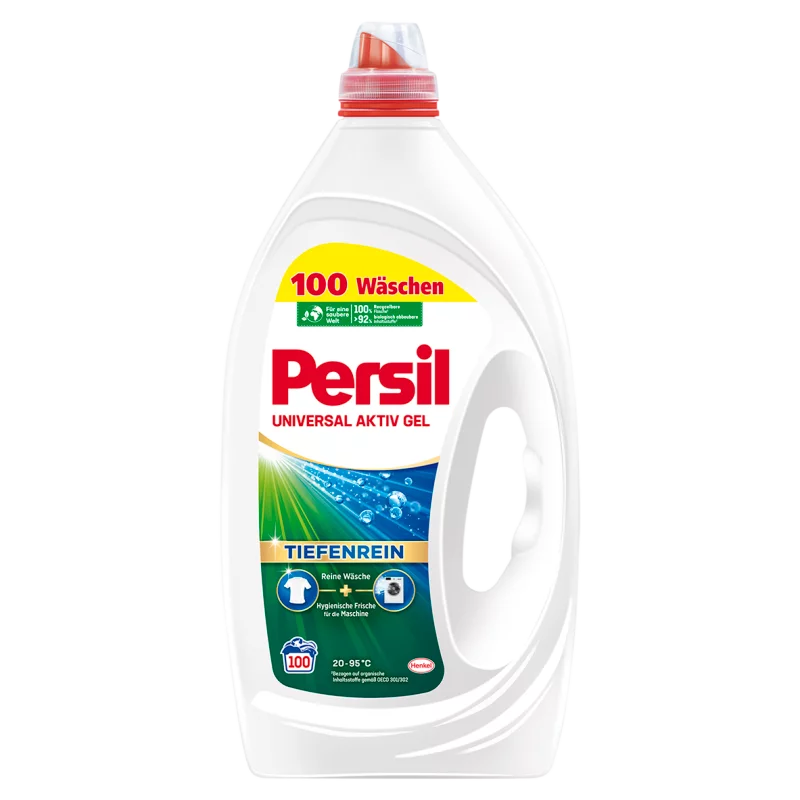 Persil Universal Aktiv Gel folyékony mosószer fehér és világos ruhákhoz 100 mosás 4,5 l