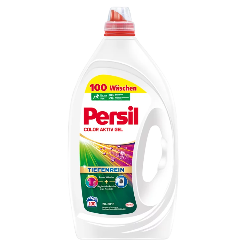 Persil Color Aktiv Gel folyékony mosószer színes ruhákhoz 100 mosás 4,5 l