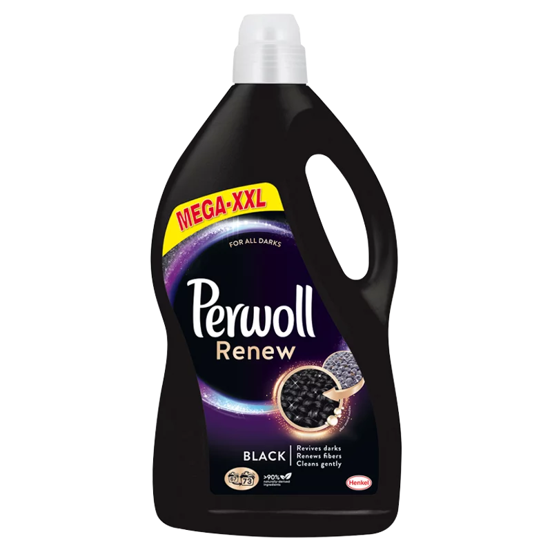 Perwoll Renew Black finommosószer fekete és sötét textíliákhoz 73 mosás 4015 ml