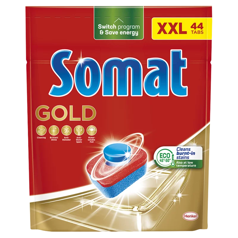 Somat Gold gépi mosogatótabletta 44 db 818,4 g