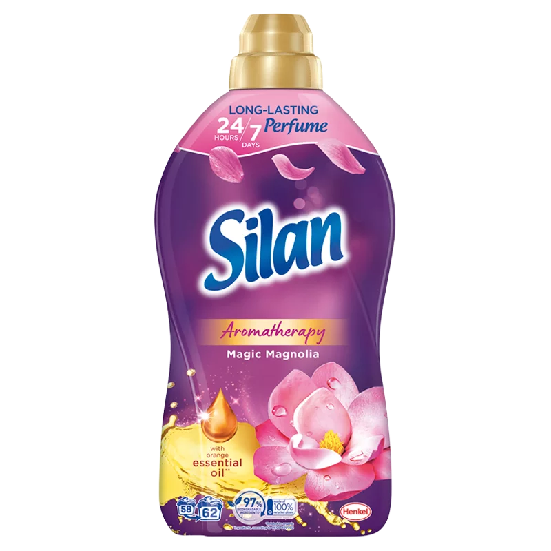 Silan Aromatherapy Magic Magnolia textilöblítő koncentrátum 62 mosás 1364 ml