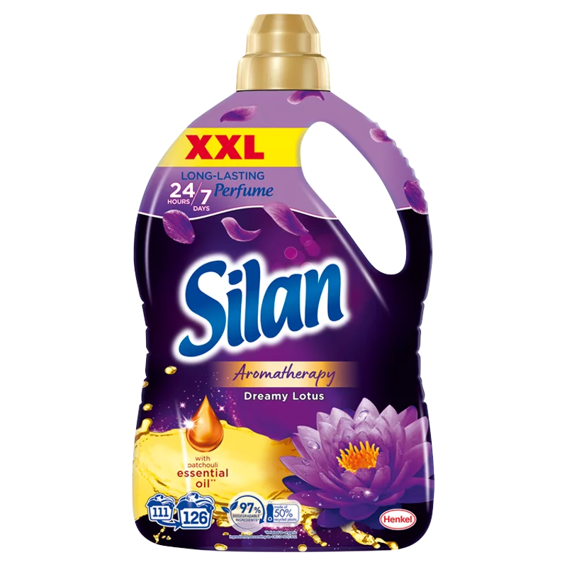 Silan Aromatherapy Dreamy Lotus textilöblítő koncentrátum 126 mosás 2772 ml