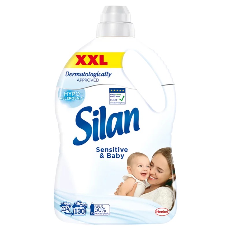 Silan Sensitive & Baby textilöblítő koncentrátum 130 mosás 2860 ml