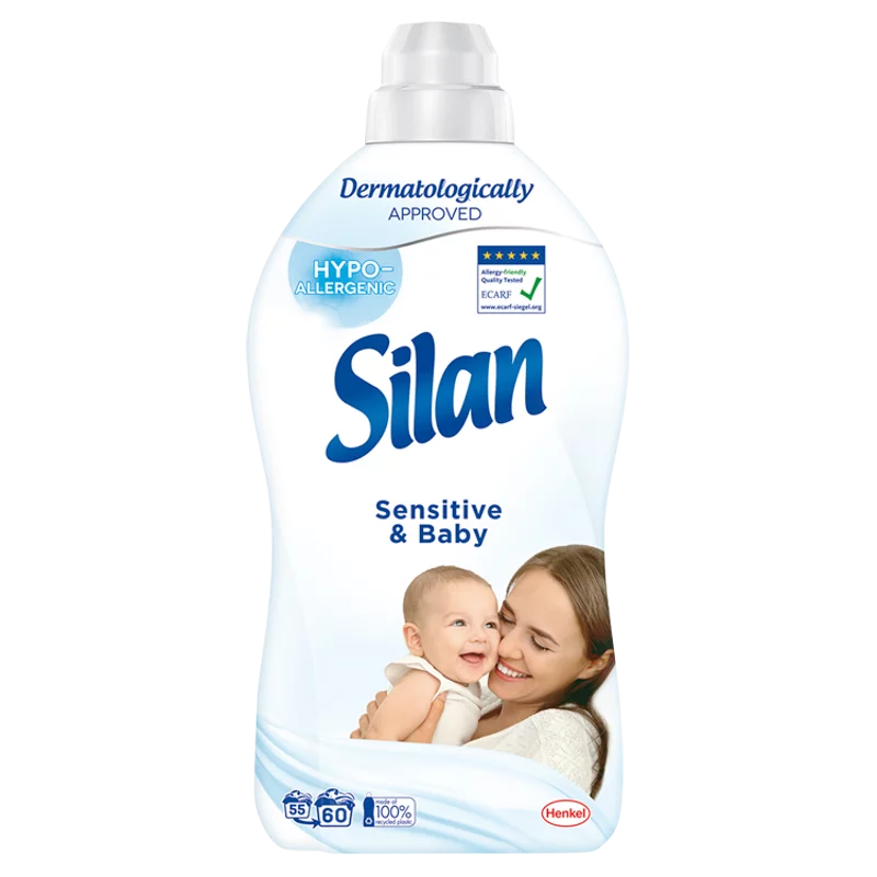 Silan Sensitive & Baby textilöblítő koncentrátum 60 mosás 1320 ml