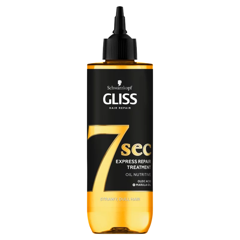 Gliss 7 másodperces Express Repair hajpakolás erősen szálkás, fakó hajra 200 ml