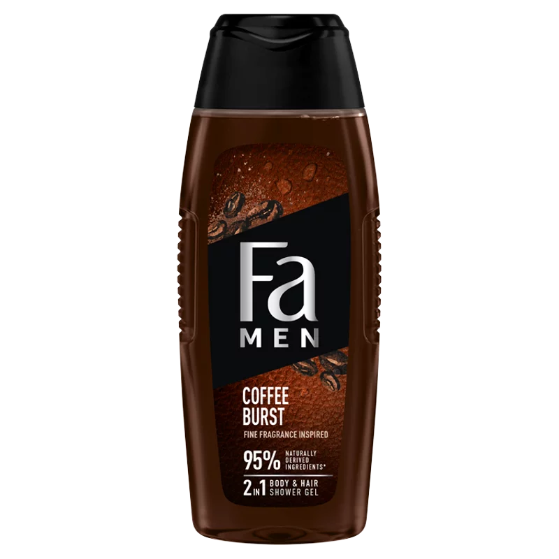 Fa Men Coffee Burst 2 az 1-ben tusfürdő és sampon kávé illattal 400 ml