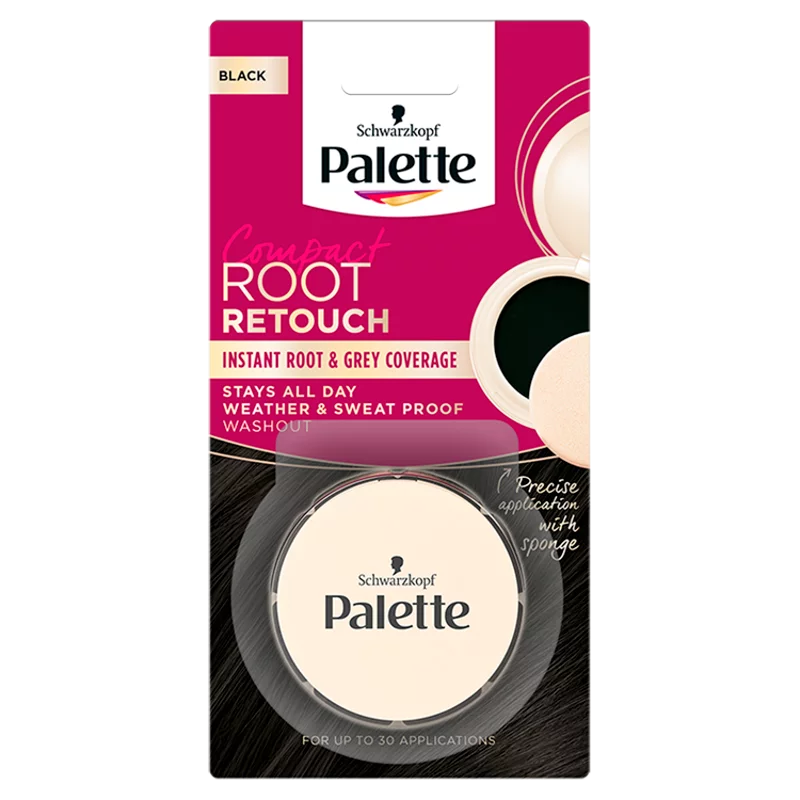 Palette Compact lenövést elfedő hajszínező Fekete