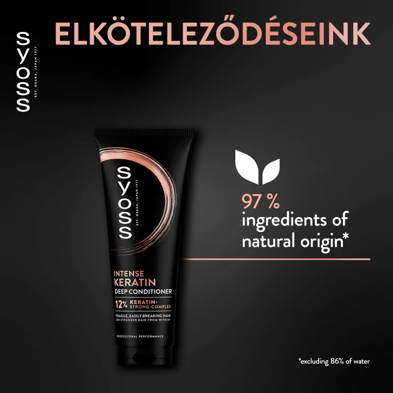 Syoss Intenzív Keratin mélykondicionáló hajbalzsam 250 ml 