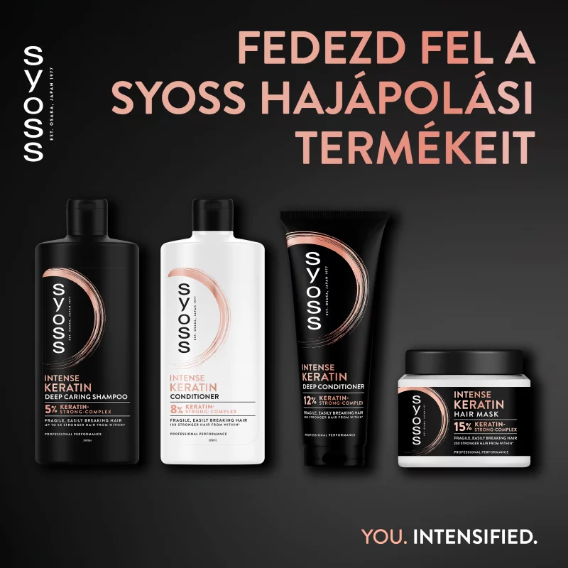 Syoss Intenzív Keratin mélykondicionáló hajbalzsam 250 ml 
