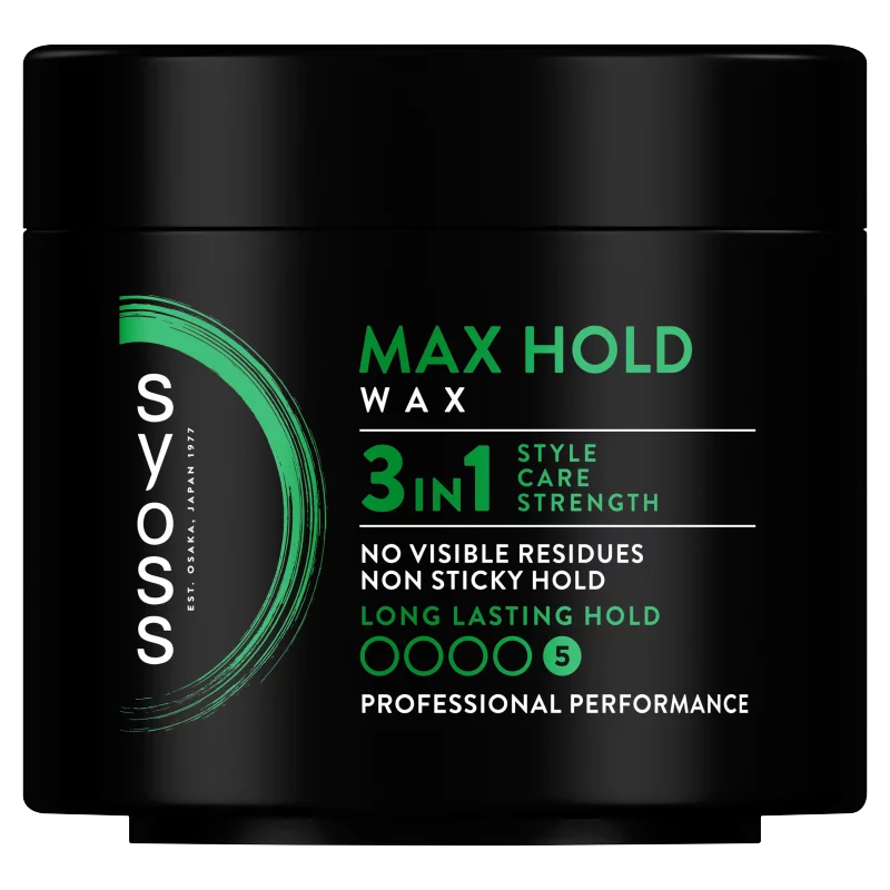 Syoss Max Hold 3in1 hajformázó wax 150 ml