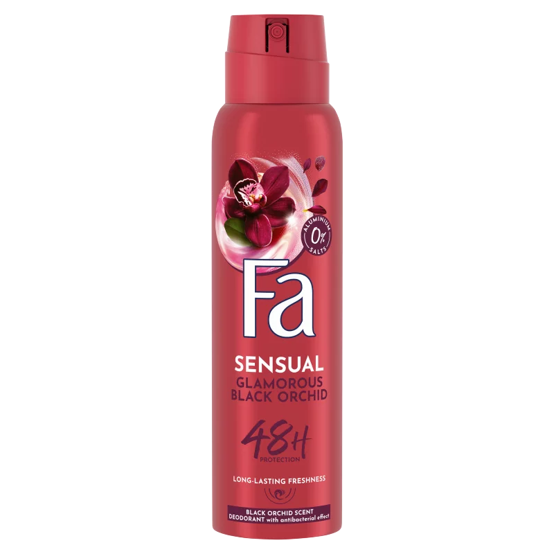 Fa Sensual Glamorous Black Orchid deospray fekete orchidea illattal 150 ml