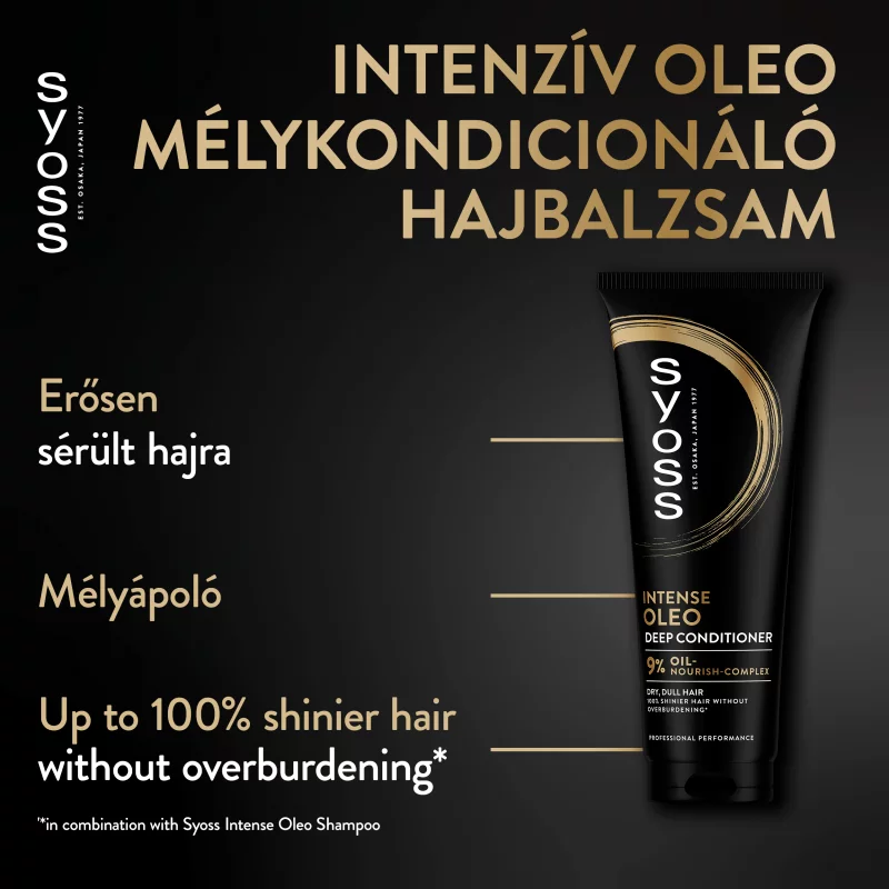 Syoss Intenzív Oleo mélykondicionáló hajbalzsam 250 ml