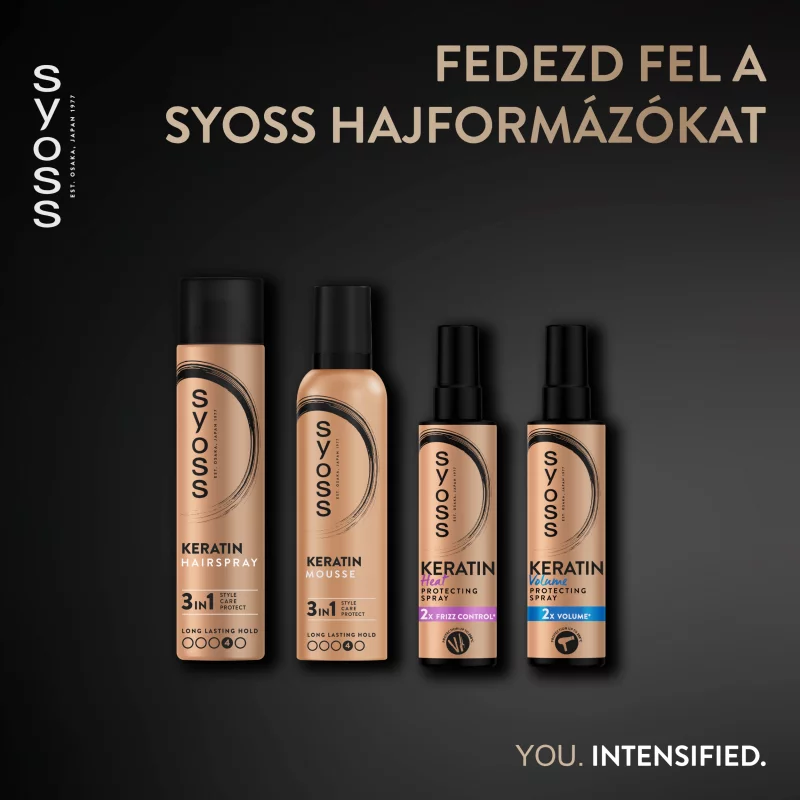 Syoss Keratin Volume hajszárítás előtti spray 200 ml