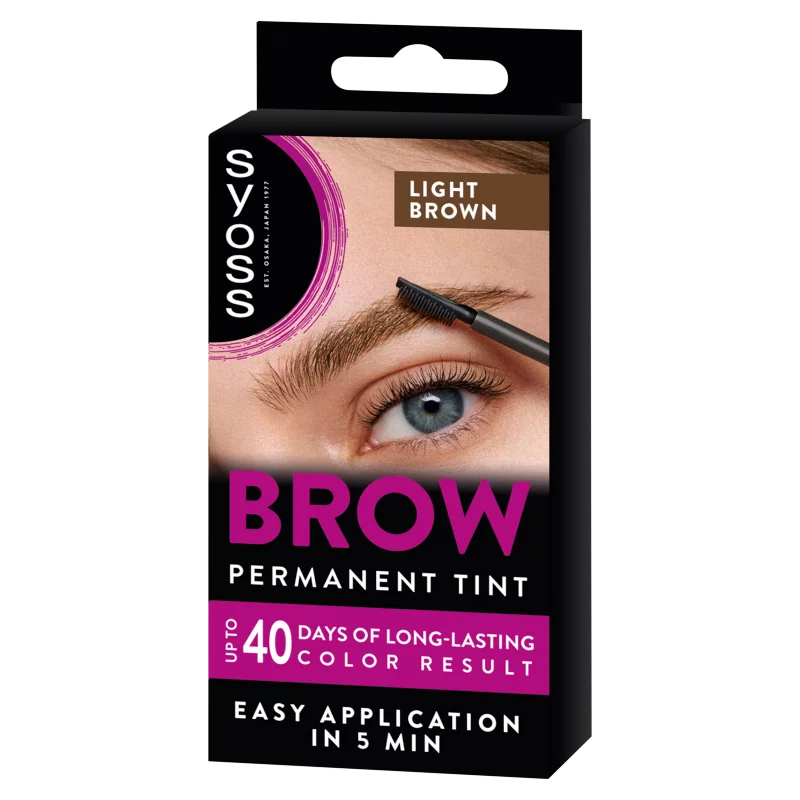 Syoss Brow Tint tartós szemöldökfesték Világosbarna