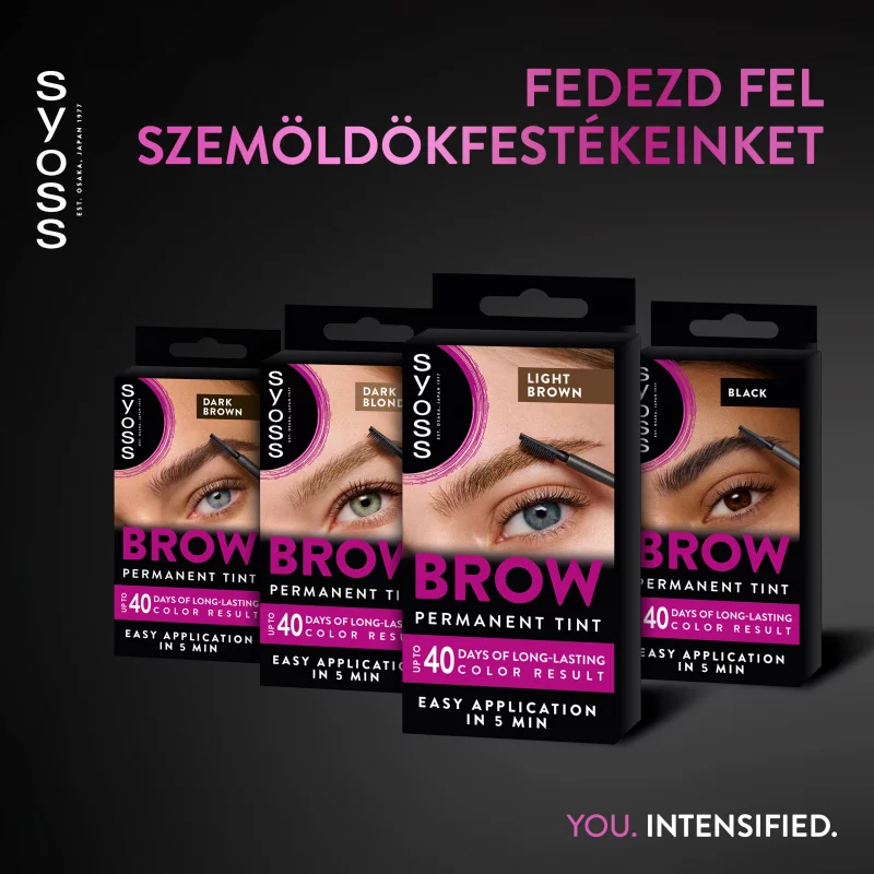 Syoss Brow Tint tartós szemöldökfesték Világosbarna