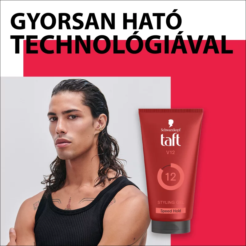 Taft V12 hajzselé 150 ml 