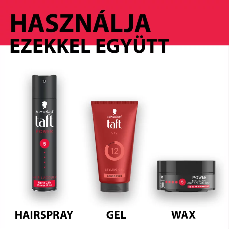 Taft V12 hajzselé 150 ml 