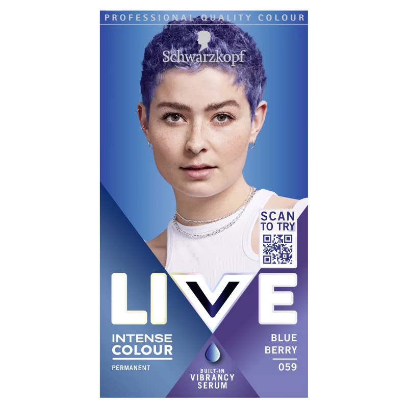 Schwarzkopf Live tartós hajfesték 059 áfonya